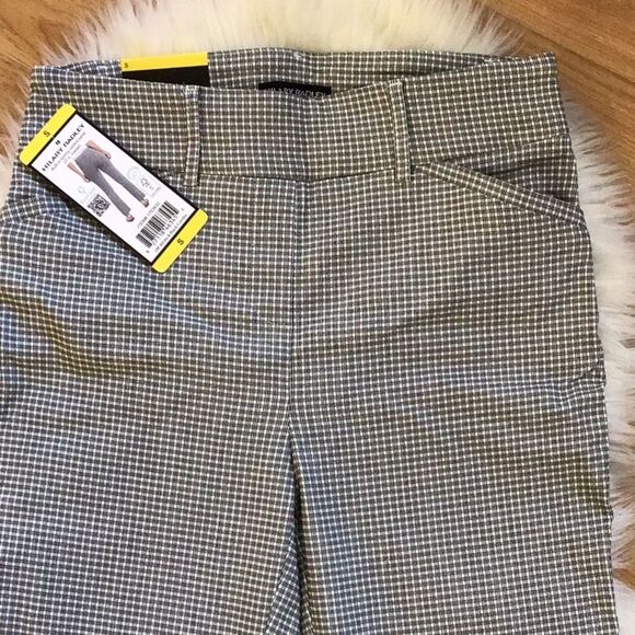 NWT Hilary Radley Pants Ankle Cropped White Back Combo Small - Picture 2 of 5